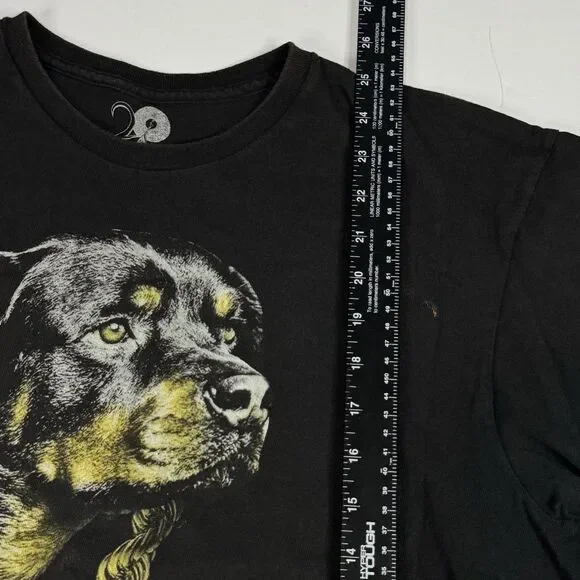 Vintage Jay-Z Roc‎ A Fella Rottweiler Chain Rap T Shirt Black Size L Rare